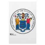 NJPI New Jersey State Seal Custom Stationery