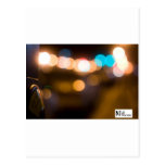 NJPI Parking meter takes on the night. Postcard