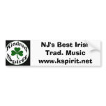 NJ's Best Irish Trad. Music Sticker Bumper Stickers