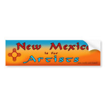 NM is for Artists bumper stickers