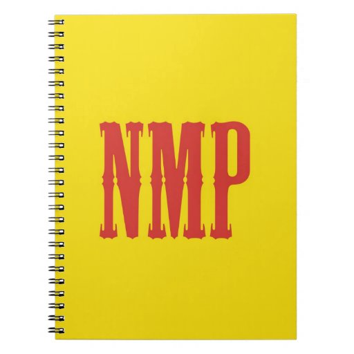 "NMP" SPIRAL NOTEBOOKS