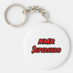 NMR Superhero Keychain