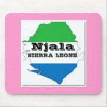 No1 SIERRA LEONE  T-SHIRT AND ETC Mouse Pads