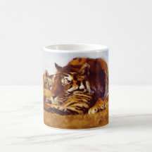 NO.099 Sleeping Tigers Coffee Mugs