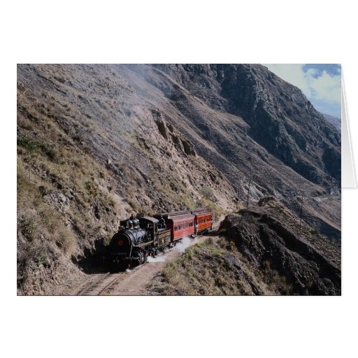 No. 17 climbing to Alausi, Guayaquil and Quito Rai Greeting Cards
