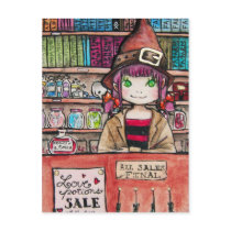 no.197 Witchery Shoppe (with back) postcards