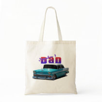 no 1 Dad 56 chevy Tote Bags
