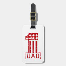 No. 1 Dad Canada Tags For Luggage