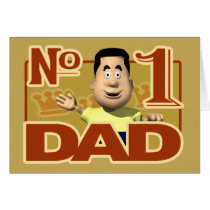 No. 1 Dad card