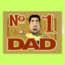 No. 1 Dad card