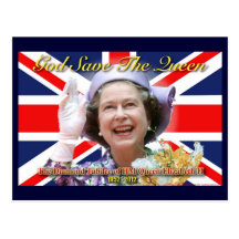 No.1 HM Queen Elizabeth Diamond Jubilee Post Card