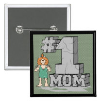 No 1 Mom Buttons buttons