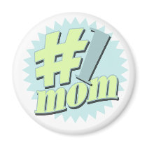 No. 1 Mom Mother's Day Magnet by koncepts No. 1 Mom Mother's Day Magnet