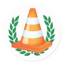 No.1 Traffic Cone Collector Stickers