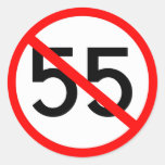 No 55 round stickers