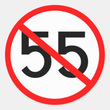 No 55 round stickers