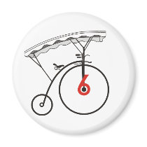 No. 6's Village Badge Magnet