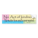 No ACT BUMPER STICKER bumper stickers by ImpressImages No ACT BUMPER STICKER bumper stickers