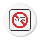 NO added SUGAR Magnet