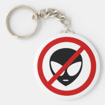 no-aliens key chain