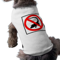 No Alligators Highway Sign pet clothing