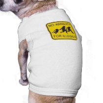 No Amnesty for illegals pet clothing