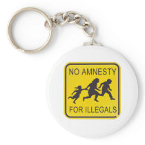 No Amnesty for illegals keychains