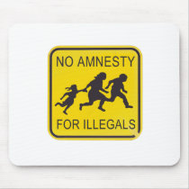 No Amnesty for illegals mousepads