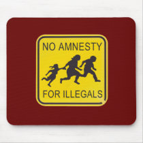 No Amnesty for illegals mousepads