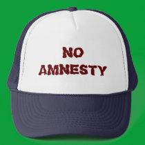NO AMNESTY - NO JOBS - NO INCENTIVES hats