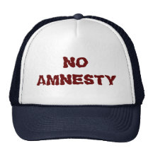 NO AMNESTY - NO JOBS - NO INCENTIVES TRUCKER HAT