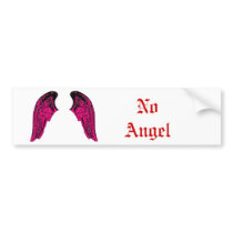 no angel bumper sticker
