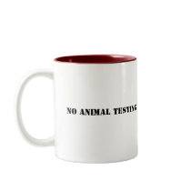 No Animal Testing Mug by Mel669 No Animal Testing Mug