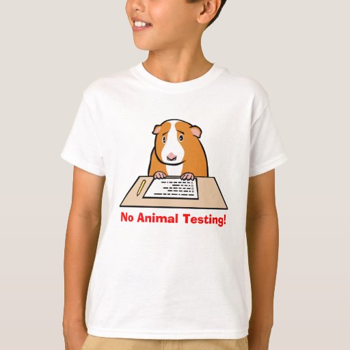 No Animal Testing! T-Shirt | Zazzle