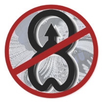 No Asstricks Sticker by LSDmeCom No Asstricks Sticker