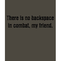 No Backspace in Combat Shirt updated version