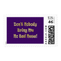 "No Bad News" postage by markthaler "No Bad News" postage