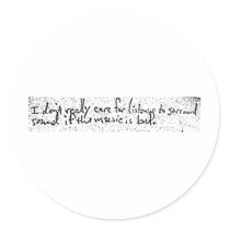 No Bad Sound Sticker