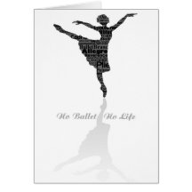 No Ballet No Life Card