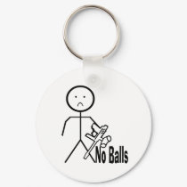 No Balls keychains by paintspatters No Balls keychains