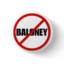 No Baloney Pinback Buttons