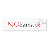 NO, bama, '08 bumper stickers