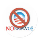 No Bama 08 Sticker