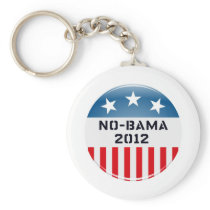 NO-BAMA 2012 ELECTION BUTTON PRINT KEY CHAIN