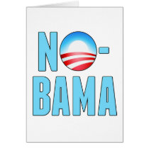 No-Bama Anti Obama Cards