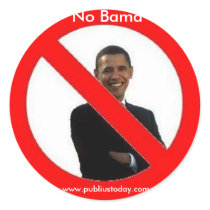 No Bama Sticker