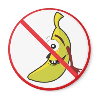 No Bananaheads! magnet