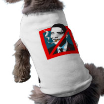 No Barack Obama Dog Shirt pet clothing