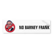 No Barney Frank Bumper Sticker