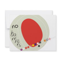 No barriers invitations